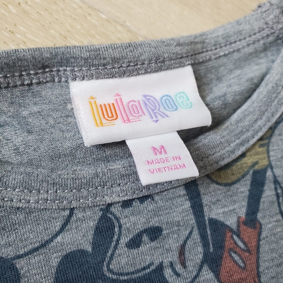 LuLaRoe Randy Mickey Baseball Tshirt - Picture 3 of 6